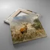 Bild auf Leinwand - Leinwandbild - rotwild natur - 30x30cm Produktbild-Vorschau 2