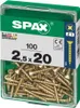 SPAX Universalschrauben gelb vz VG 2,5x20 mm (100 St.) Produktbild-Vorschau 5