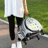 Pet Trolley Case Clear Ventilation Holes Silent Wheels Produktbild-Vorschau 5