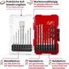 Bohrer-Set Holz, Stein und Metall M-CASE, 16-teilig Produktbild-Vorschau 3