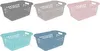 A collage of five laundry baskets in different colors against a white background. Anteprima dell’immagine prodotto