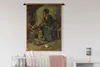 MuchoWow® Wandteppich Wandbehang Bäuerin beim Kochen am Produktbild-Vorschau 2