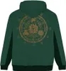 Legend of Zelda Hoodie XXL Dark Green Uni Hyrule a symboly Náhled obrázku produktu 5