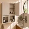 Hängeschrank Badezimmer, 75x56x25 cm, Kaschmirfarbe Matt, 6 Produktbild-Vorschau 4