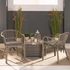 Beautissu 2er Set Loft SK Stuhlkissen Taupe, 45x40x5cm Produktbild-Vorschau 3