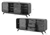 MASSIVMOEBEL24 Sideboard Sheesham 173x40x75 dunkelbraun Produktbild-Vorschau 8
