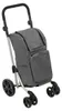 Einkaufswagen mit stabilen Rädern, grau, 46 l Produktbild-Vorschau 1