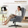 HOMCOM Relaxsessel mit Hocker, Fernsehsessel mit hoher Produktbild-Vorschau 6