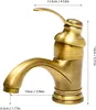 Retro Wasserhahn Bad Waschtischarmatur Waschbecken Armatur Produktbild-Vorschau 5