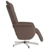 A recliner chair with a footrest, shown from the side. Produktbild-Vorschau