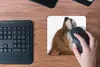 MuchoWow® Mauspad Mousepad Fuchs - Nase - Weiß 20x20 cm - Produktbild-Vorschau 4