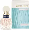 A bottle of Miu Miu L'Eau Rosée Eau de Toilette and its packaging are displayed side-by-side against a white background. Náhľad obrázku produktu