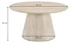 Couchtisch rund RUDA Ø 85 cm - Travertin Beige Produktbild-Vorschau 6