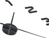 vidaXL 3D-Wanduhr Modernes Design 100 cm XXL Schwarz Produktbild-Vorschau 5