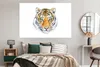 MuchoWow® Poster Tiger - Kopf - Gelb 180x120 cm - Produktbild-Vorschau 4