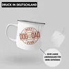 Trendation - Bester Hundepapa Ever Emaille Tasse Hunde Papa Produktbild-Vorschau 4