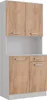 Küchenbuffet Vicco Raul Weiß/Goldkraft Eiche 83.6 x 188.5 Produktbild-Vorschau 1