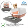 LINUMA® kleines Katzenklo mit Deckel abnehmbar - Katzen Klo Produktbild-Vorschau 3