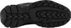 The bottom view of a black Fila sneaker. Voir les images du produit