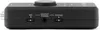 A black audio interface device with labeled ports and a dial on top, set against a white background. Produktbild-Vorschau
