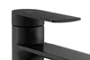 A close-up shot of a modern black faucet. Anteprima dell’immagine prodotto