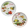 set di 2 piatti pizza Napoli Green & Red Ø 33,8 cm piatto Anteprima dell’immagine prodotto 1
