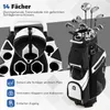 Torba golfowa COSTWAY, lekka torba na wózek golfowy z Podgląd zdjęcia produktu 4