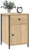 vidaXL Noční stolky 2 ks Sonoma dub 40x42x60 cm výrobek z Náhled obrázku produktu 3