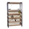 Portabottiglie HWC-D60, portabottiglie mobile bar Anteprima dell’immagine prodotto 2