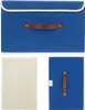 Opvouwbare opbergorganizer met deksel, donkerblauw, set van Productafbeelding-voorbeeld 7