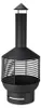 Gartenkamin Metall 41x105cm - Freistehender Außenkamin für Produktbild-Vorschau 3