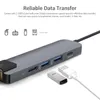 5-IN-1 USB-C-Hub Typ-C-Dockingstation Multiport-Adapter mit Produktbild-Vorschau 3