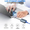 USB C 2.5G Ethernet Adapter, USB 3.0 auf RJ45 2500Mbps Produktbild-Vorschau 3