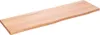 Półka, Jasnobrązowa, 100X30X2Cm, Lakierowane Lite Drewno Podgląd zdjęcia produktu 1