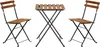 A bistro set consisting of one table and two chairs, presented against a white background. Produktbild-Vorschau