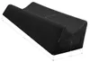 A black footrest with dimensions indicated by white lines and text. Anteprima dell’immagine prodotto