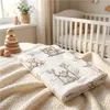 Flanelová plenka s béžovým potiskem New Baby ZOO Náhled obrázku produktu 2