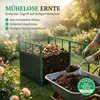 HomeLuxWorld Garten Komposter Metall 750L 100x100x75 cm Produktbild-Vorschau 6
