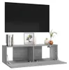 vidaXL TV nástěnná skříňka Grey Sonoma 100x30x30 cm Dřevěný Náhled obrázku produktu 4