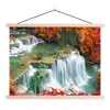 MuchoWow® Textilposter Bäume - Wasserfall - Herbst - Natur Produktbild-Vorschau 1