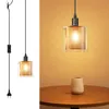 ZMH Hängelampe Vintage Pendelleuchte 1 Flammig: Glas Gold Produktbild-Vorschau 1
