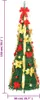vidaXL Albero di Natale Artificiale Pop-Up 100 LED Verde Anteprima dell’immagine prodotto 6