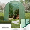 A greenhouse with plants inside, and close-up shots of accessories and construction. Náhled obrázku produktu
