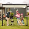 UISEBRT Pergola 3x3m avec toit coulissant - Pavillon de Voir les images du produit 8
