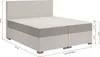 FurMeb24 - Boxspringbett , Ehebett  160x200cm ANDI  Produktbild-Vorschau 3