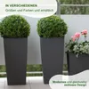 Hochkübel Finezia 40x40x75 Rattan anthrazit Produktbild-Vorschau 5
