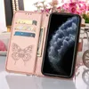 iPhone 11 Pro Hülle, Schmetterling Prägung Flip Leder Produktbild-Vorschau 5