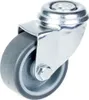 50 mm 2"-Rollen mit grauem Gummireifen, Drehgelenk und Produktbild-Vorschau 2