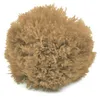2 Bommeln / Wollbommeln / Pompon, 7cm cappuccino braun hellbraun Produktbild-Vorschau