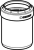 Geberit GE Silent-PP Reduktion, 50/40 mm, zentrisch, kurz, Produktbild-Vorschau 3